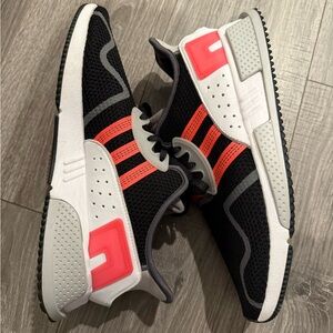 Men’s Adidas EQT Cushion ADV Turbo Size 10.5 Black White Red Sneakers
